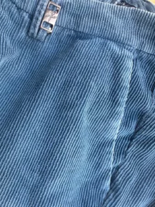 Tramarossa, pantaloni in velluto di cotone + elastan Colore blu di prussia Taglia W36 - immagine 5