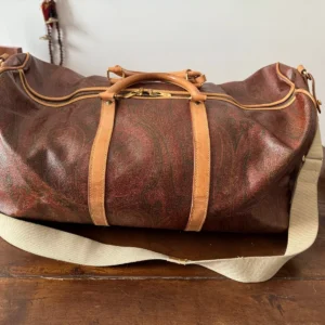 ETRO Milano, borsa da viaggio con manici e tracolla