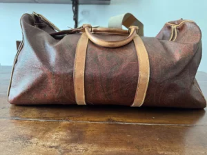 ETRO Milano, borsa da viaggio con manici e tracolla - immagine 2