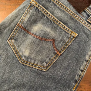 Jacob Cohen blue jeans in denim di cotone Colore blu délavé Taglia W35