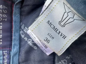 Tramarossa, pantaloni in velluto di cotone + elastan Colore blu di prussia Taglia W36 - immagine 12