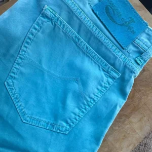 Jacob Cohen, pantaloni in cotone+elastan Colore turchese Taglia W36