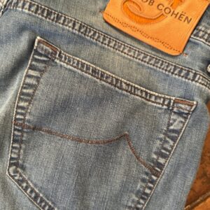 Jacob Cohen  blue jeans in denim di cotone Colore blu délavé Taglia W36