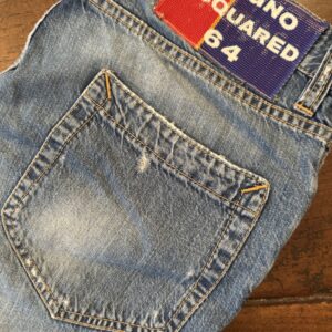 Dsquared2 blue jeans in denim di cotone Modello BAGNO Dsquared 64 Colore blu Taglia 46 IT