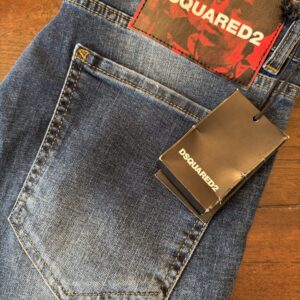 Dsquared2 blue jeans in denim di cotone + elastan Colore blu Taglia 48 IT