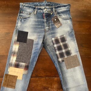Dsquared2, blue jeans in denim di cotone+elastan Colore blu Taglia 46 IT