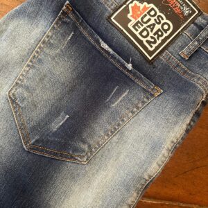Dsquared2, blue jeans in denim di cotone+elastan Colore blu Taglia 54 IT