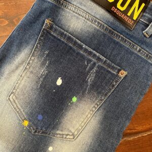 Dsquared2, blue jeans in denim di cotone+elastan Colore blu Taglia 54 IT