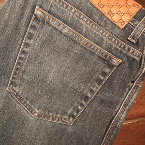 Gucci, blue jeans in denim di cotone Colore blu Taglia 46 IT