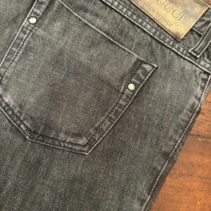 Gucci, blue jeans in denim di cotone Colore blu Taglia 54 IT