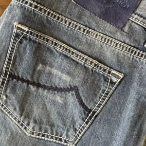 Jacob Cohen blue jeans in denim di cotone Colore blu délavé Taglia W42