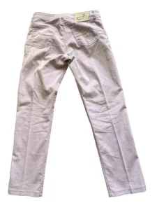 Jacob Cohen pantaloni in cotone+elastan A righe bianche e lilla  Taglia W35 - immagine 8