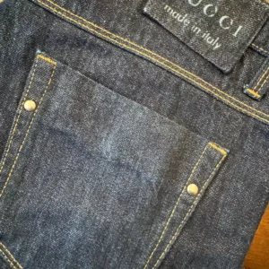 Gucci blue jeans in denim di cotone Colore blu Taglia 48IT - Nuovi!