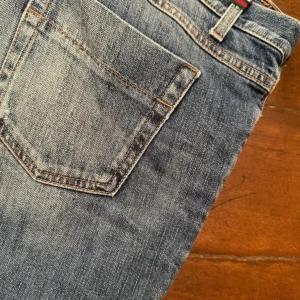 Gucci blue jeans in denim di cotone Colore blu délavé Taglia 54 IT