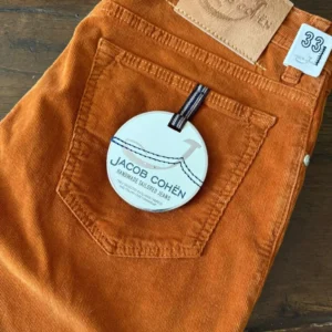Jacob Cohen pantaloni in cotone+elastan Colore corallo Taglia W33