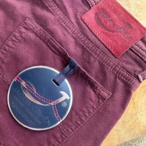 Jacob Cohen, pantaloni in caldo cotone+elastan Colore bordeaux Taglia W34