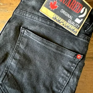 Dsquared2 blue jeans in denim di cotone+elastan Colore nero Taglia W33