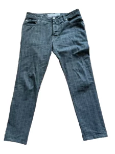 Jacob Cohen pantaloni in caldo cotone Tartan a fondo marrone Taglia W35 - immagine 10