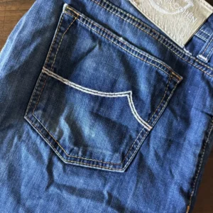 Jacob Cohen blue jeans in denim di cotone + elastan Colore blu Taglia W38