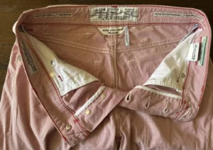 Jacob Cohen pantaloni in cotone+elastan A quadri bianchi e rosa Taglia W34 - immagine 6
