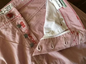 Jacob Cohen pantaloni in cotone+elastan A quadri bianchi e rosa Taglia W34 - immagine 7