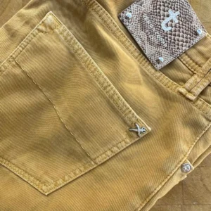 Tramarossa, pantaloni in caldo cotone + elastan Colore mostarda Taglia W34