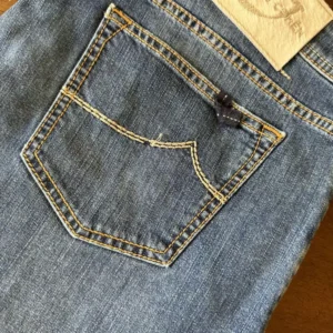 Jacob Cohen blue jeans in denim di cotone+elastan Colore blu délavé Taglia W42
