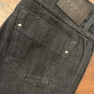 Gucci blue jeans in denim di cotone Colore nero Taglia 44 IT- Nuovi !