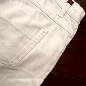 Gucci blue jeans in denim di cotone Colore bianco Taglia 52 IT