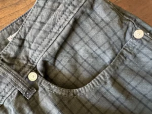 Jacob Cohen pantaloni in caldo cotone Tartan a fondo marrone Taglia W35 - immagine 5