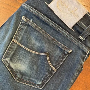 Jacob Cohen blue jeans in denim di cotone Colore blu délavé Taglia W34