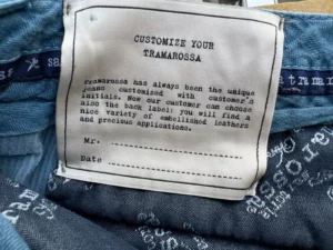 Tramarossa, pantaloni in velluto di cotone + elastan Colore blu di prussia Taglia W36 - immagine 9