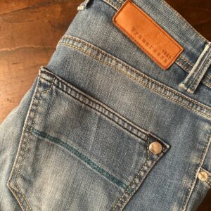 Tramarossa, blue jeans in denim di cotone+elastan Colore blu Taglia W33