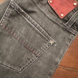 Tramarossa, blue jeans in denim di cotone + elastan Colore grigio Taglia W34