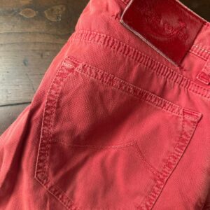 Jacob Cohen pantaloni in cotone+elastan Colore rosso Taglia W33