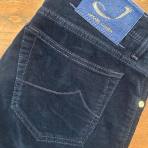 Jacob Cohen pantaloni in velluto di cotone Colore blu di prussia Taglia W34