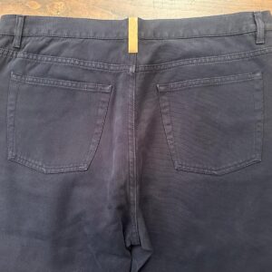 Loro Piana, pantaoni in caldo cotone Colore blu scuro Taglia W36