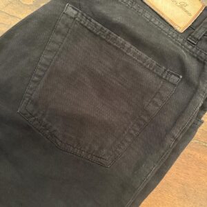 Loro Piana, pantaloni in caldo cotone Colore nero Taglia W34