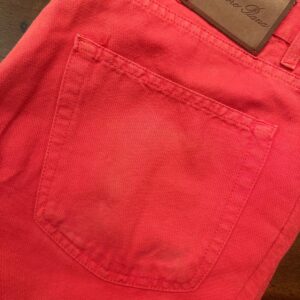 Loro Piana, pantaloni in misto cotone+lino Colore rosso Taglia W38