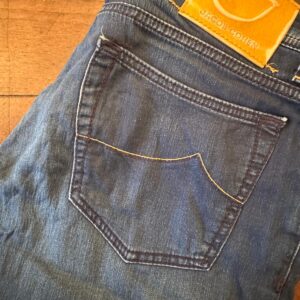 Jacob Cohen blue jeans in denim di cotone+elastan Colore blu délavé Taglia W34