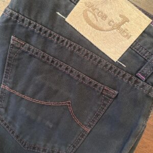 Jacob Cohen pantaloni in puro cotone Colore blu scuro Taglia W35
