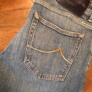 Jacob Cohen blue jeans in denim di cotone+elastan Colore blu délavé Taglia W34