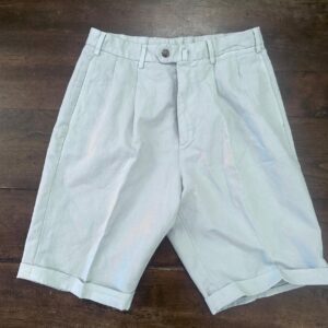 Loro Piana, shorts bermuda in misto lino + cotone Colore azzurro Taglia 50 IT