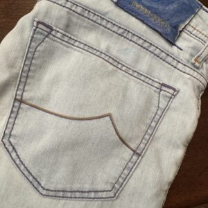 Jacob Cohen blue jeans in denim di cotone+elastan Colore azzurro Taglia W34