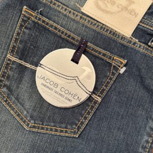Jacob Cohen blue jeans in denim di cotone + elastan Colore blu Taglia W40