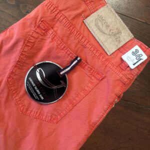 Jacob Cohen pantaloni in cotone + elastan Colore corallo Taglia W34