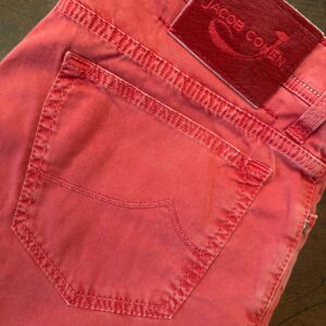 Jacob Cohen pantaloni in cotone + elastan Colore rosso Taglia W34