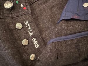Jacob Cohen pantaloni in caldo cotone+elastan A quadri su fondo nero Taglia W34 - immagine 3