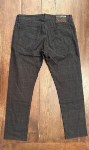 Jacob Cohen pantaloni in caldo cotone+elastan A quadri su fondo nero Taglia W34 - immagine 4