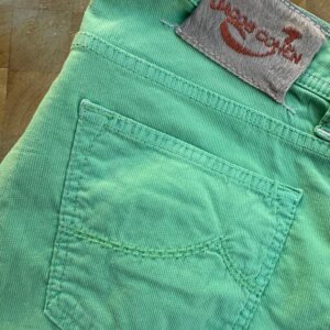 Jacob Cohen pantaloni in cotone+elastan Colore verde Taglia W34